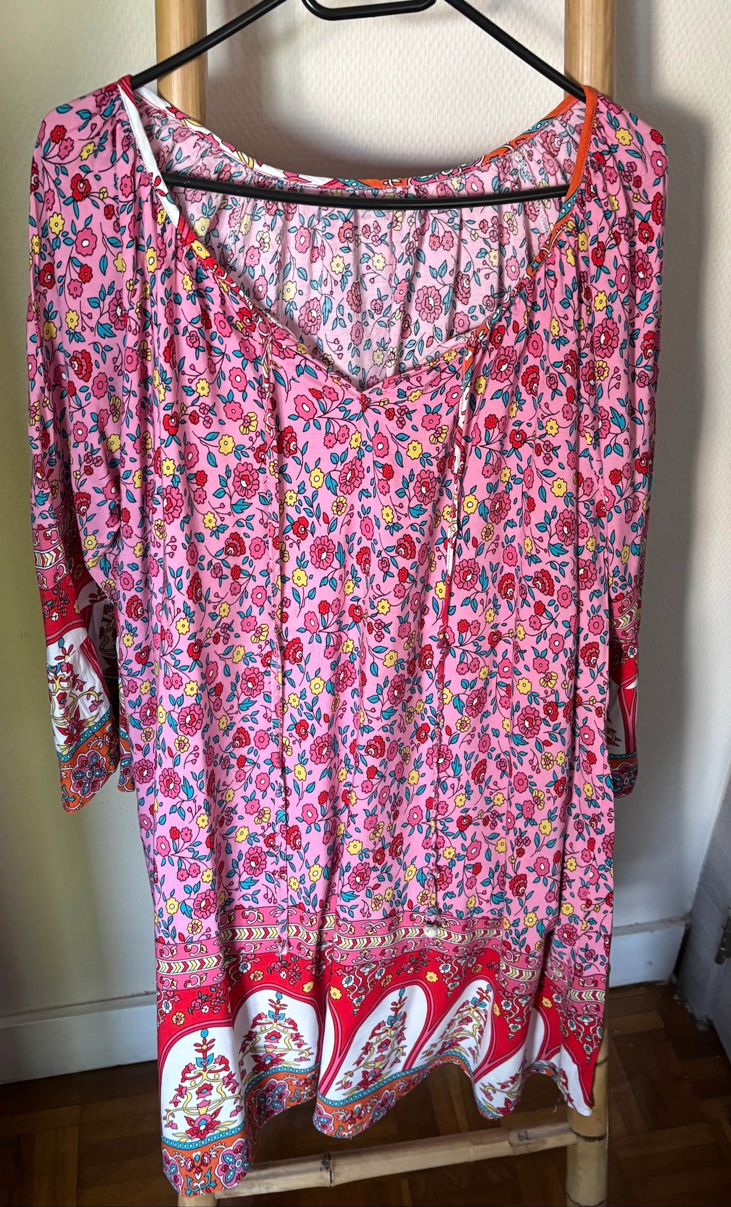 🌸 Floral Tunic - OS – photo 4